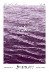 Like a River in My Soul TTBB choral sheet music cover Thumbnail